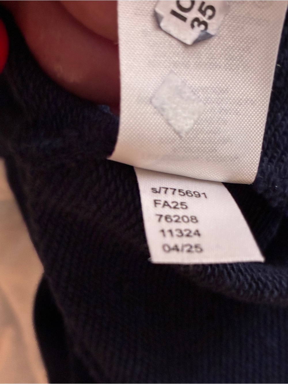 Like new Loft Parisian Sweatshirt Navy "Rue Saint Honore" Pullover Sz S - Picture 11 of 12